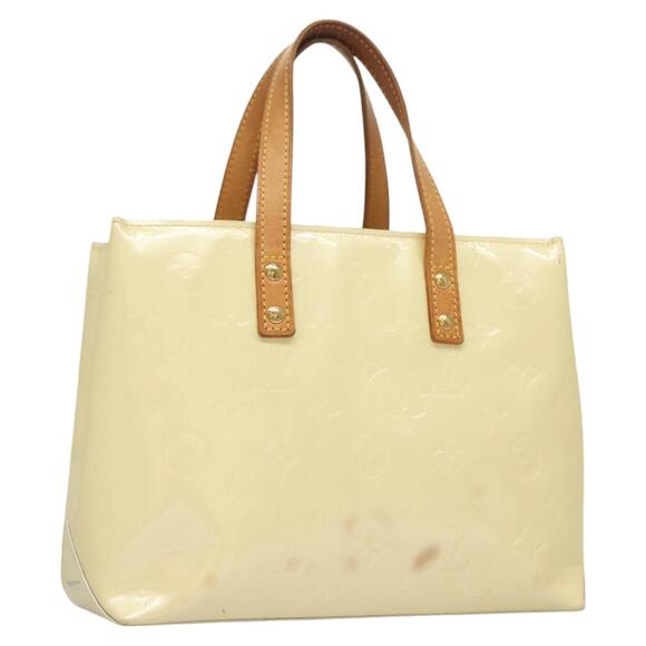 LOUIS VUITTON Monogram Vernis Reade PM Hand Bag Perle M91336 - Picture 1 of 12